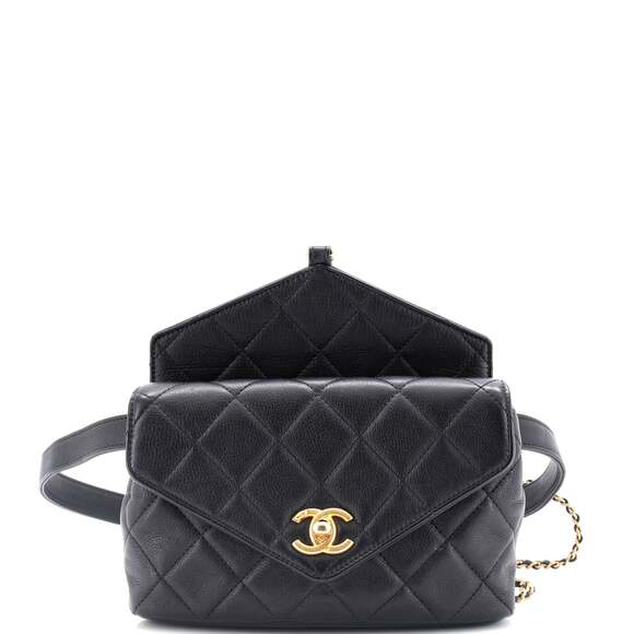 Chanel Carry With Chic Chain Flap Waist #184899C26B - Picture 1 of 7